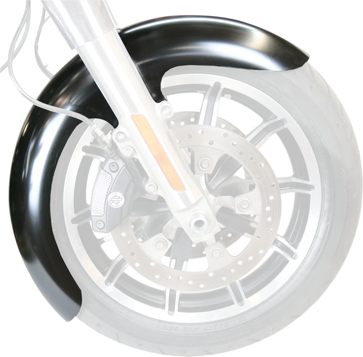 Thicky Front Fender - 21" Wheel - With Satin Spacers