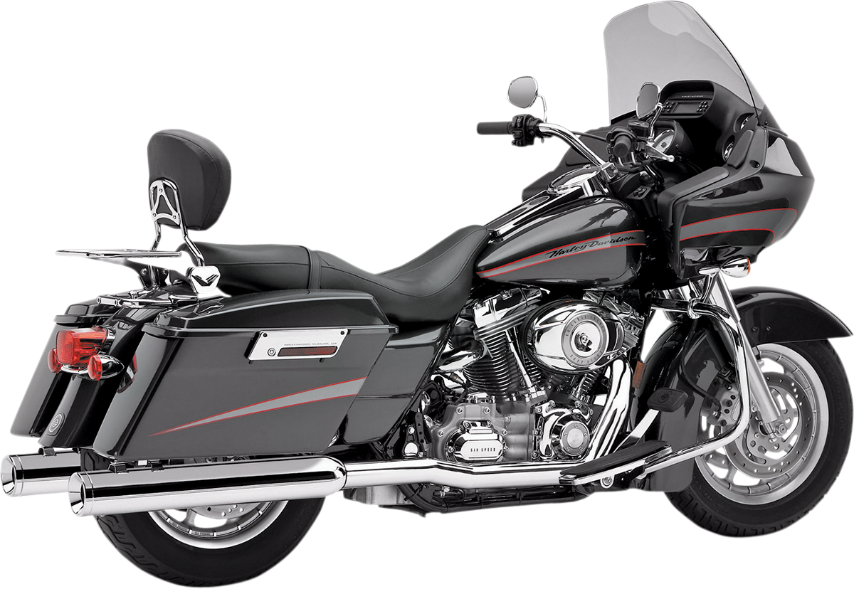 True Dual Headpipes - Chrome - '95-'06 FL