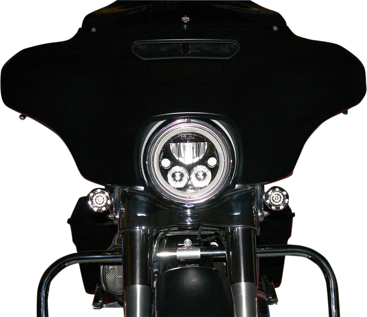 LED Headlight - 7" - Black