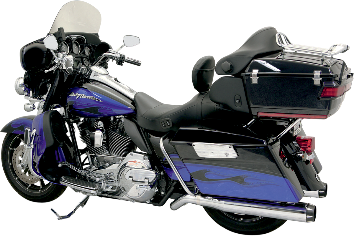 Pseudo Left-Side Muffler For Road Rage II B1 Exhaust System - Chrome - FL '09-'16