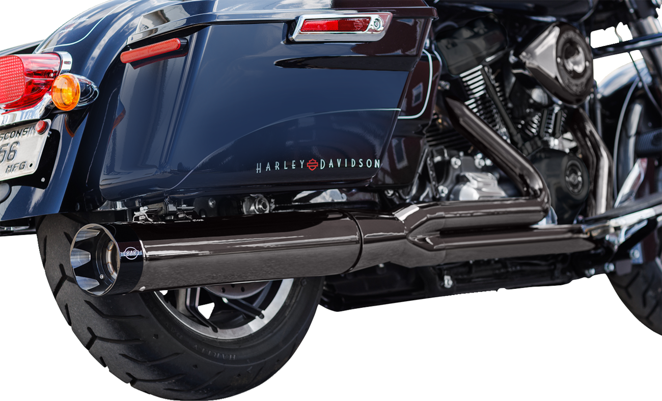 2-Into-1 Lava Chrome Sidewinder® Exhaust System - Race Only