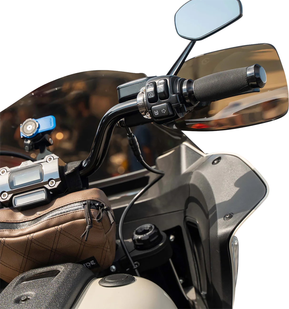 Flare® Handguards - Harley-Davidson Cable Clutch - Bronze