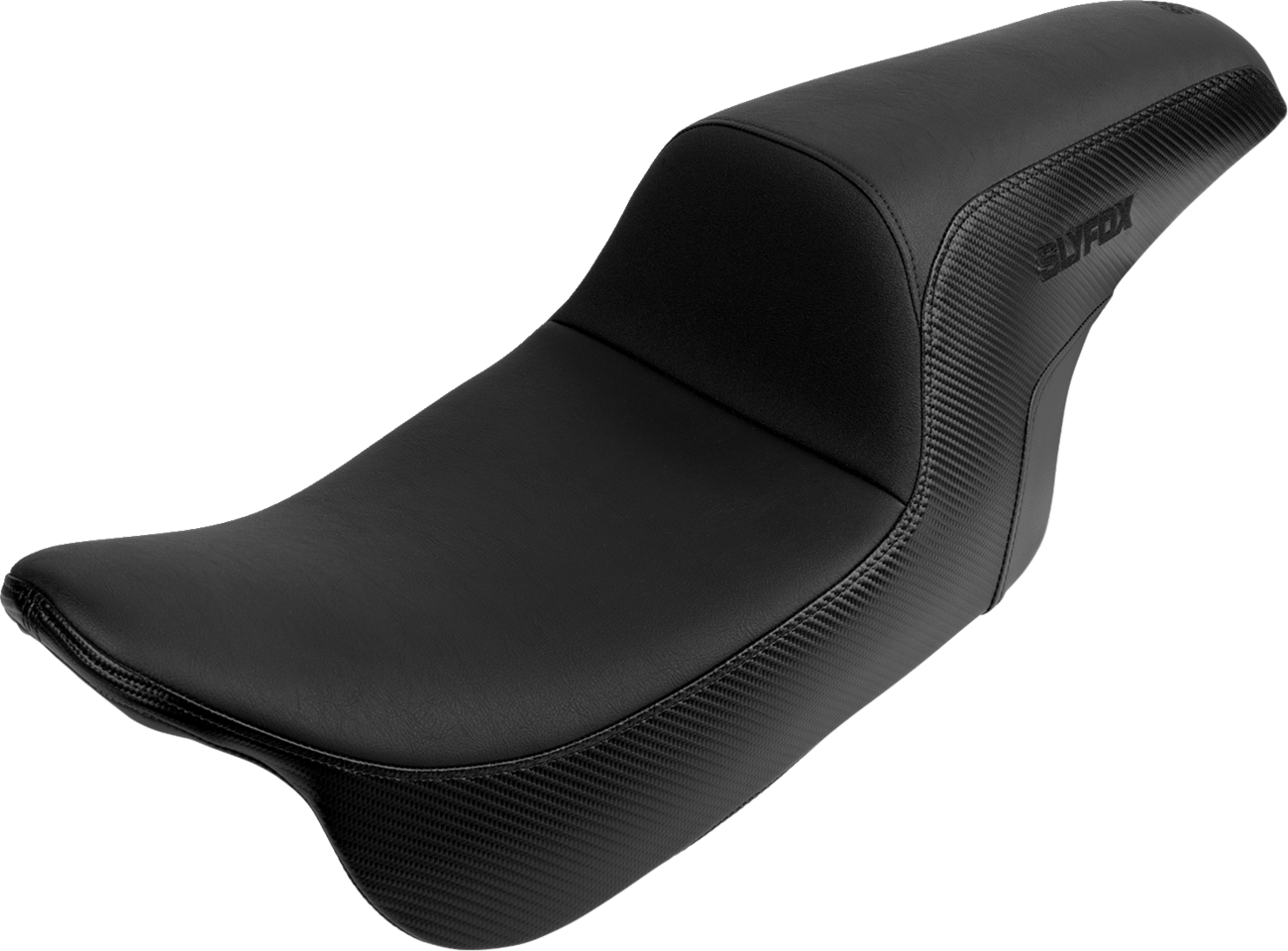 Drifter Seat - Black Logo - Smooth Vinyl - Carbon Fiber - FL '08-'23