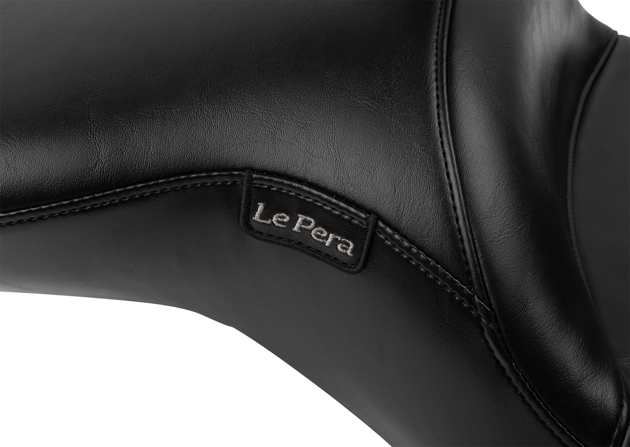 Maverick Seat - With Backrest - Smooth - Black - FLH/FLT '23-'25