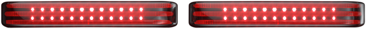 Saddlebag Lights - SS6 - Chrome/Smoke