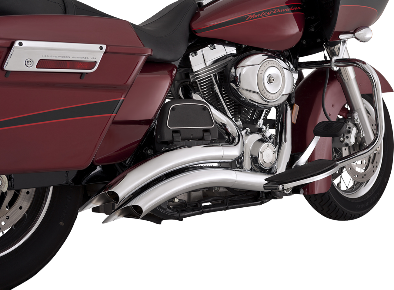Big Radius Exhaust System - Chrome