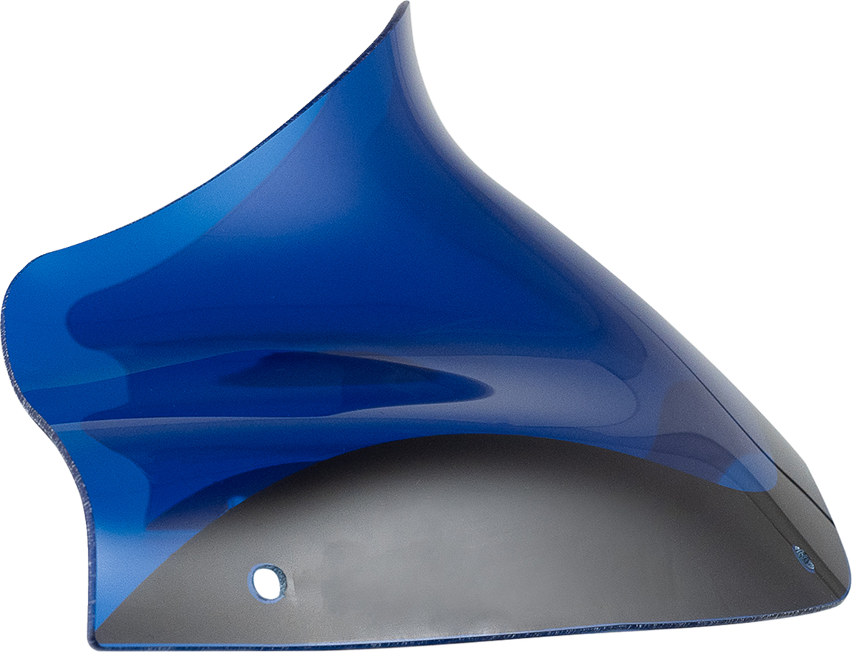Kolor Flare® Windshield - 8" - Blue - '98-'13 FLTR