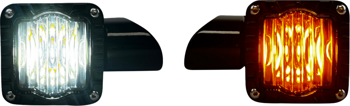 Turn Signal - Shark Demon™ - LED - Front - Smoke Lens