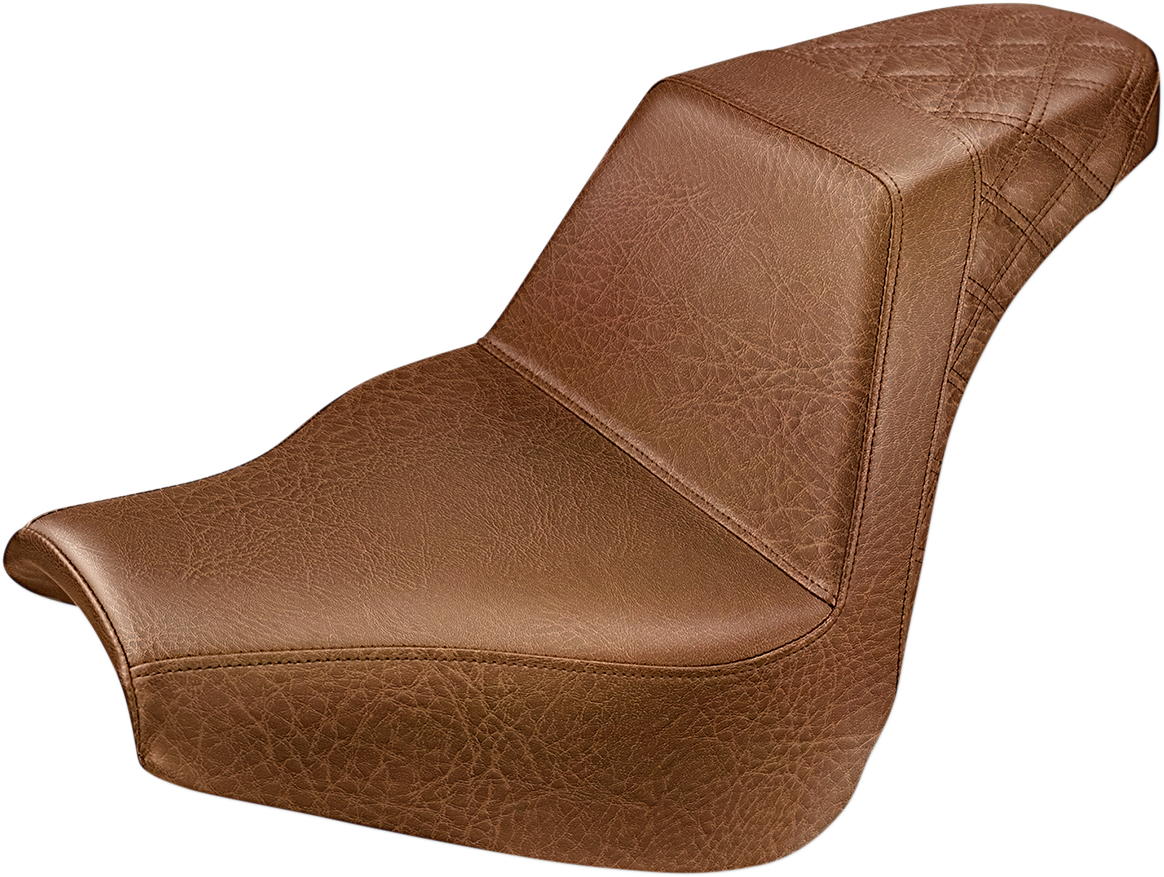 Step-Up Seat - Rear Lattice Stitch - Brown - FXBR/S '18-'20