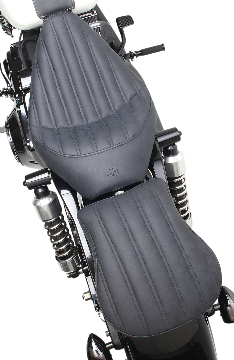 Detachable Pillion Pad - Knuckle - Contoured - 9"