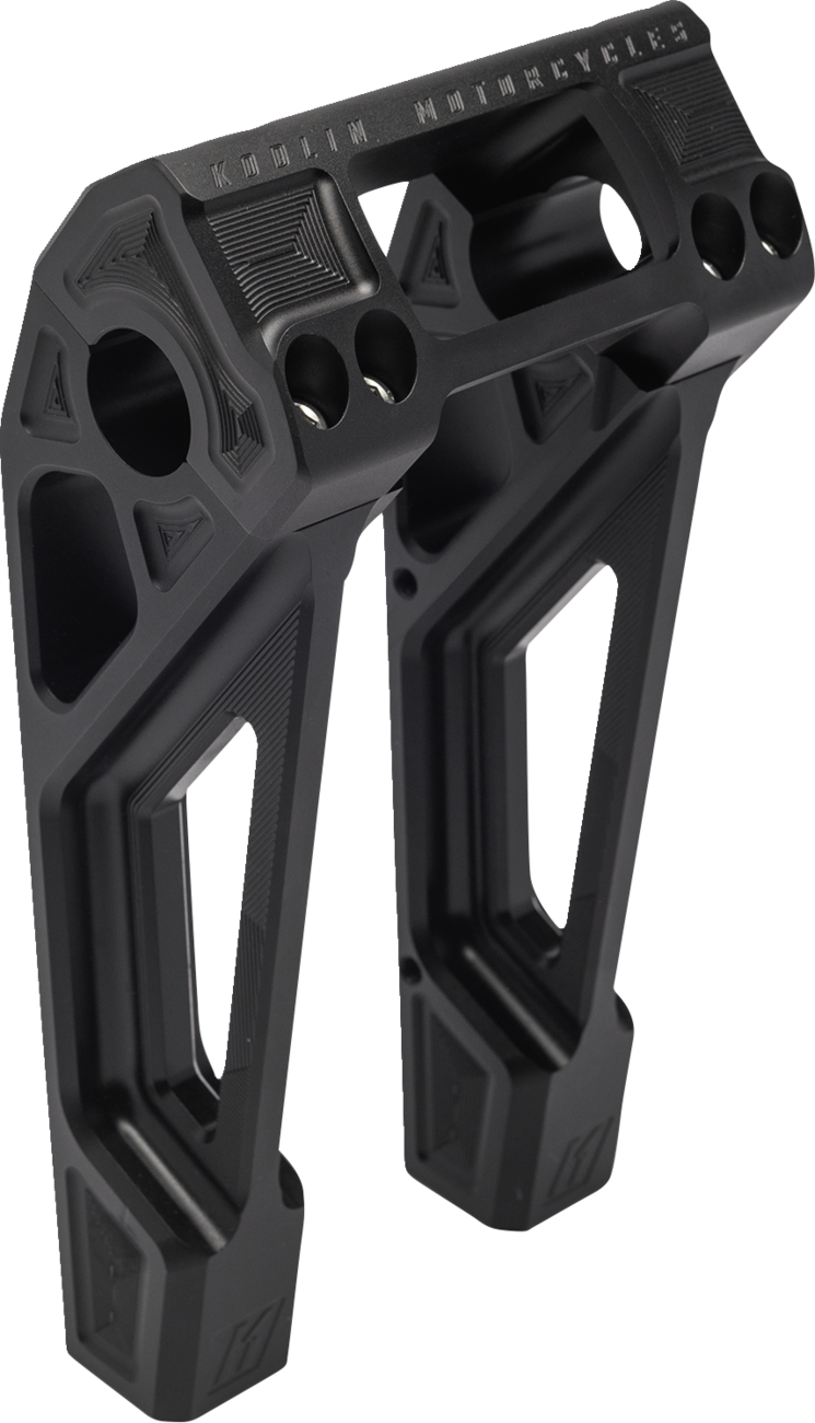 Fastback Risers - 8" - Black