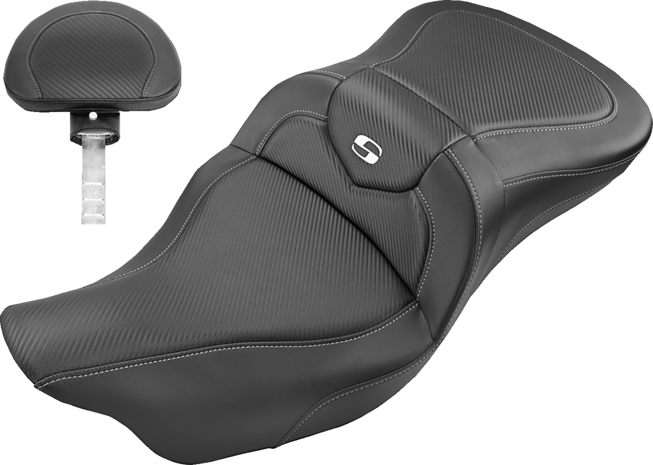 Roadsofa™ Seat - Carbon Fiber - With Backrest - FL '08-'24