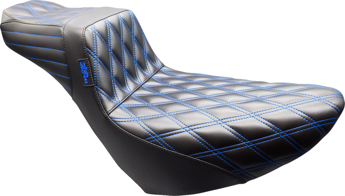 Tailwhip Daddy Long Legs Seat - Black - Double Diamond - Blue Stitch - FL/FX '18-'25
