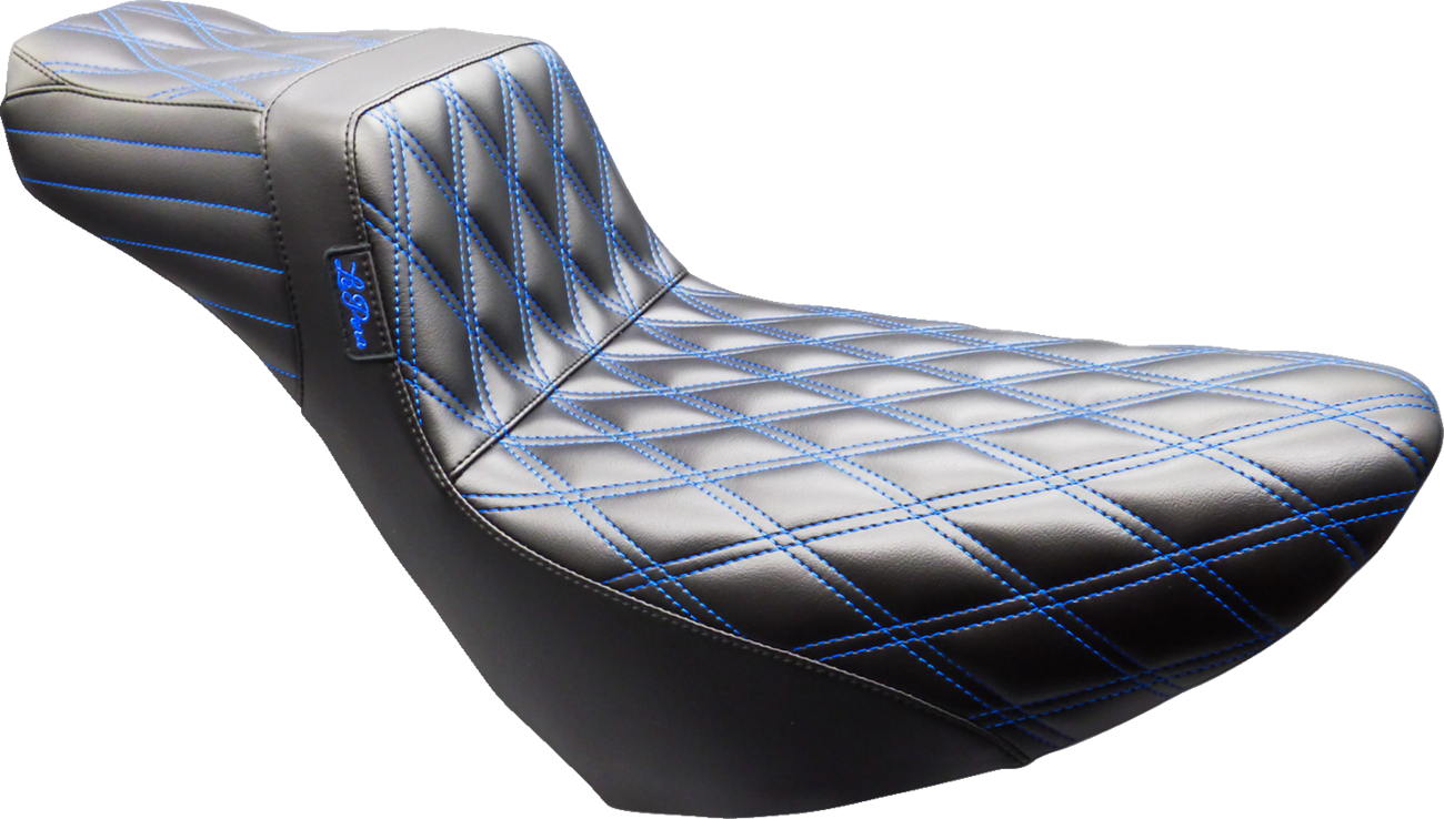 Tailwhip Daddy Long Legs Seat - Black - Double Diamond - Blue Stitch - FL/FX '18-'25