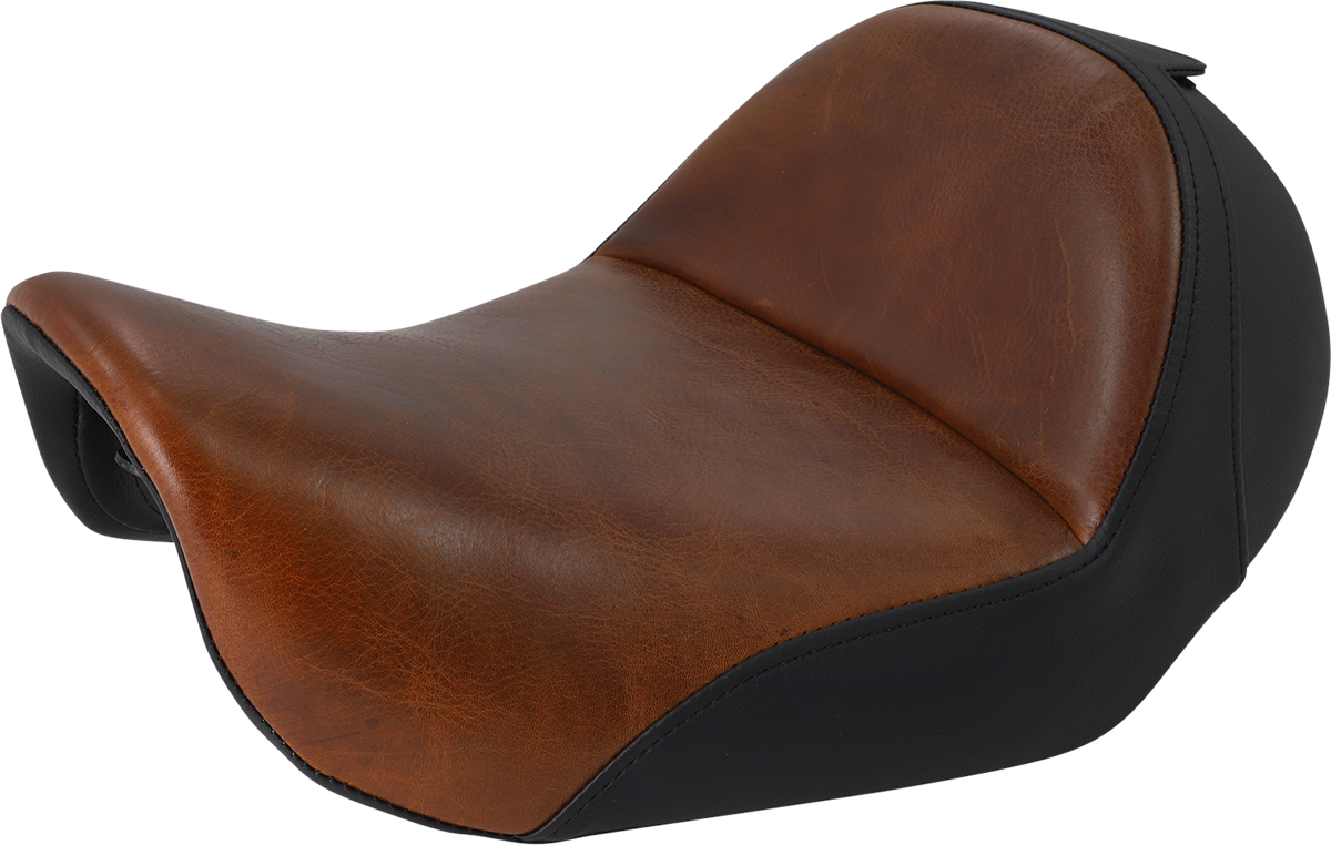 Seat - Renegade™ Lariat Solo - Smooth - Brown - Dyna