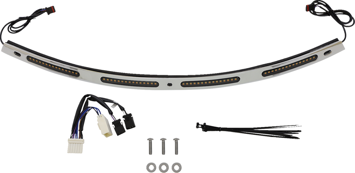 Windshield Trim - Sequential Turn Signals - Chrome