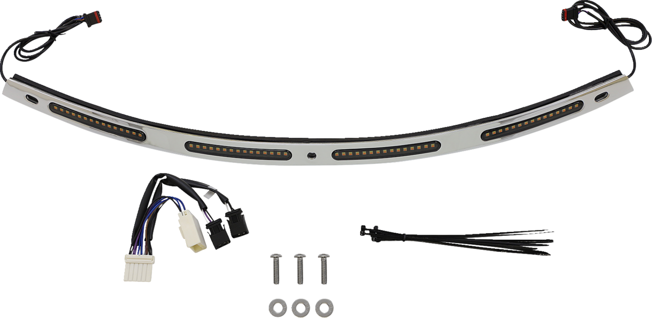 Windshield Trim - Sequential Turn Signals - Chrome