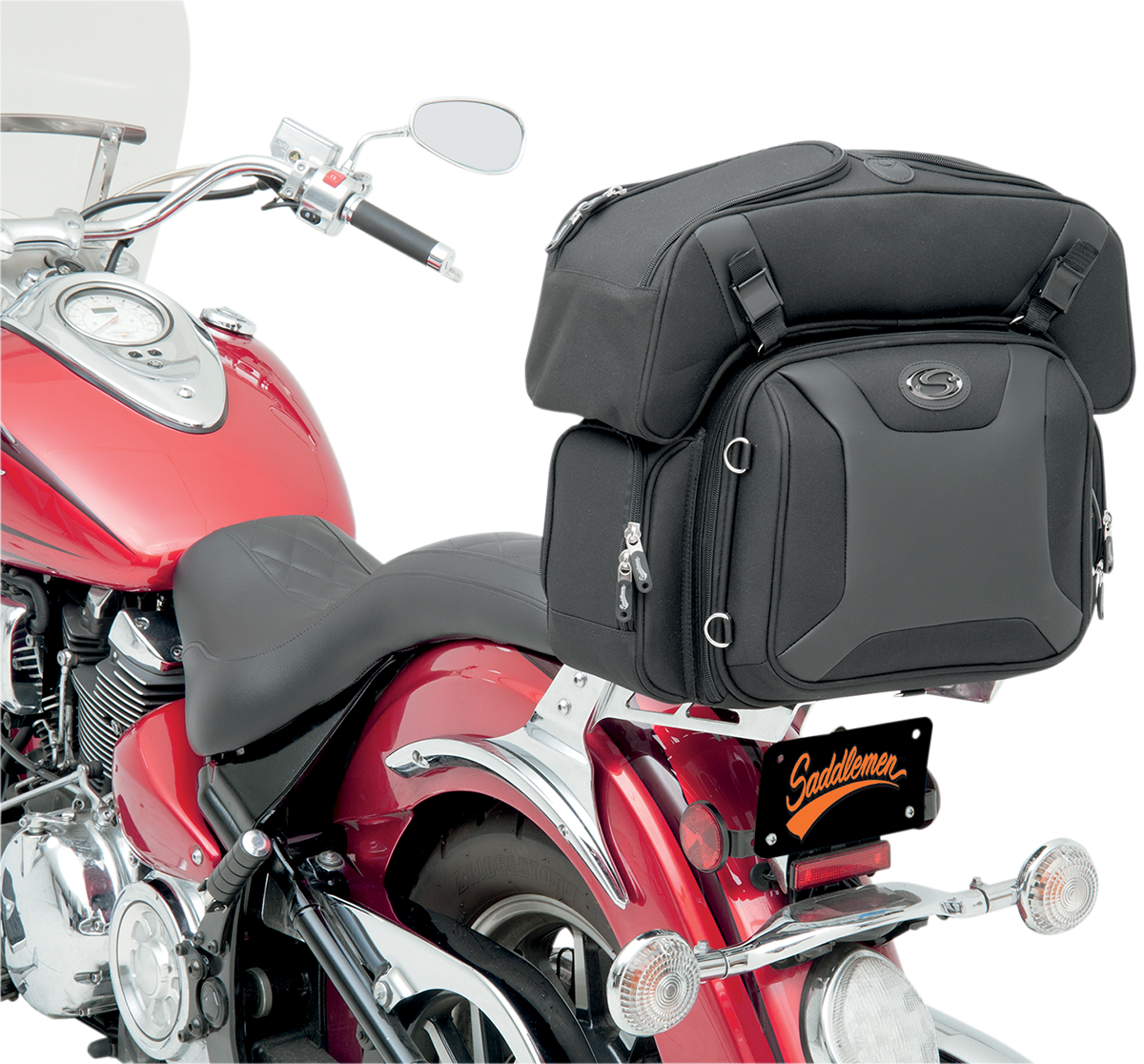 FTB2500 Sport Sissy Bar And Combo Bag