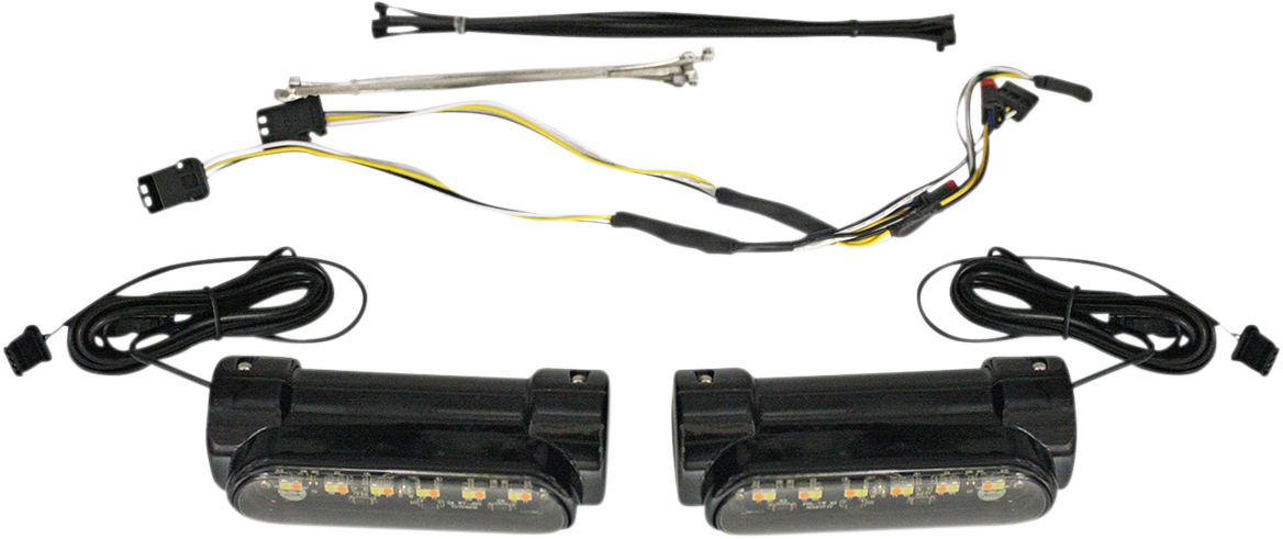Engine Guard Light - Black - FLH