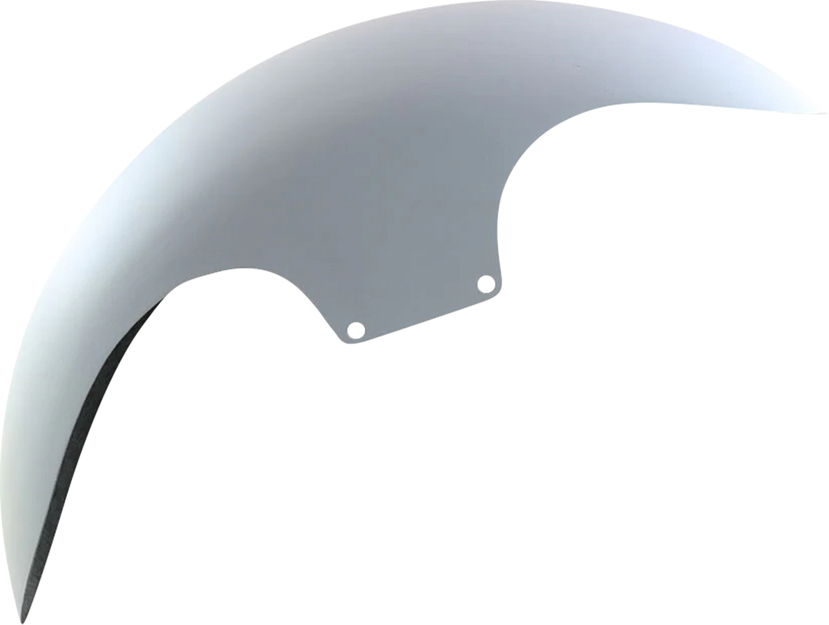 Cafe Front Fender - 19" Wheel - Black Inverted Fork Adapter - HD Softail '18-'26