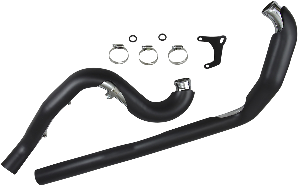 True Dual Headpipes - Black - '95-'06 FL