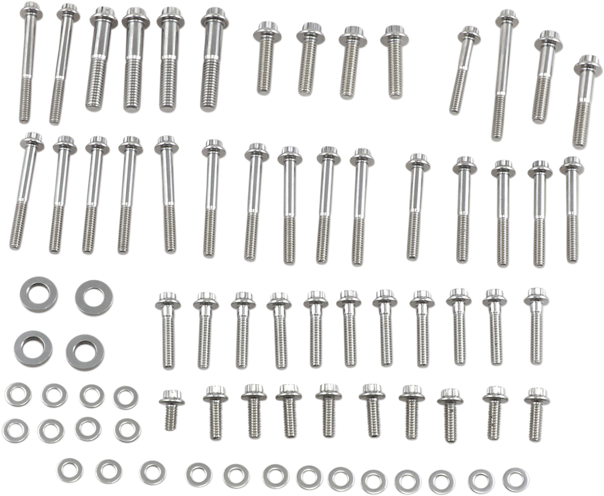 Fastener Kit - External Primary/Transmission - 12-Point - FX