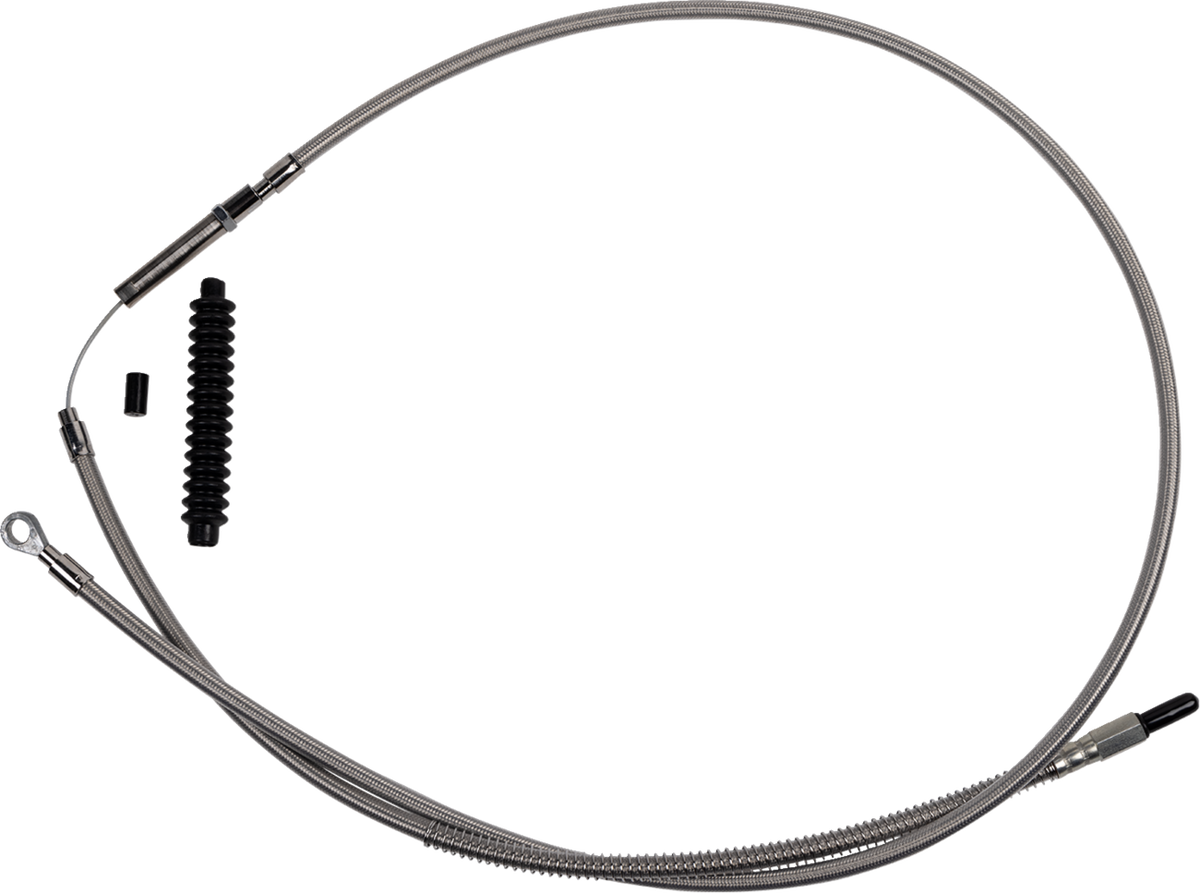 High-Efficiency Stainless Steel Clutch Cable For Harley-Davidson - +6" - '21-'24 FL