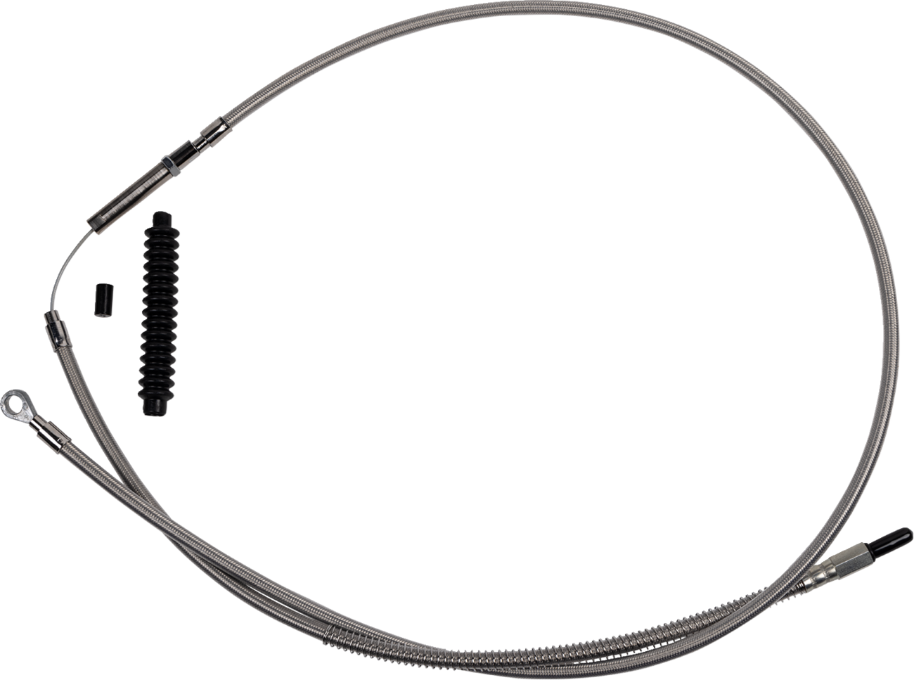High-Efficiency Stainless Steel Clutch Cable For Harley-Davidson - +6" - '21-'24 FL