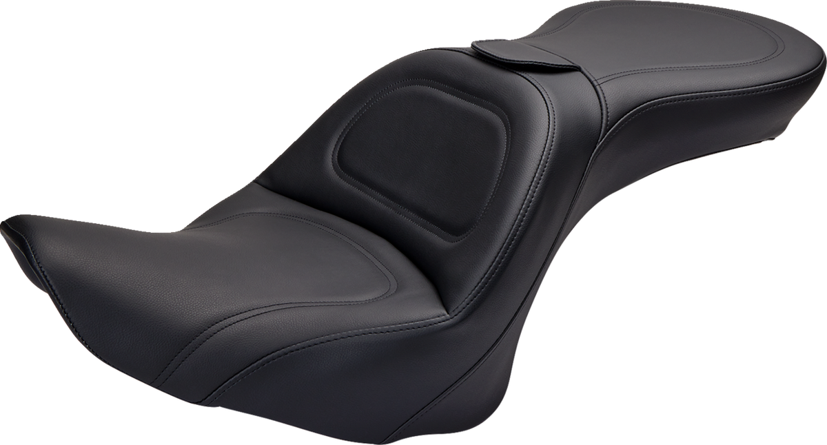 Seat - Explorer™ - With Backrest - Stitched - Black - FL/FX '06-'17
