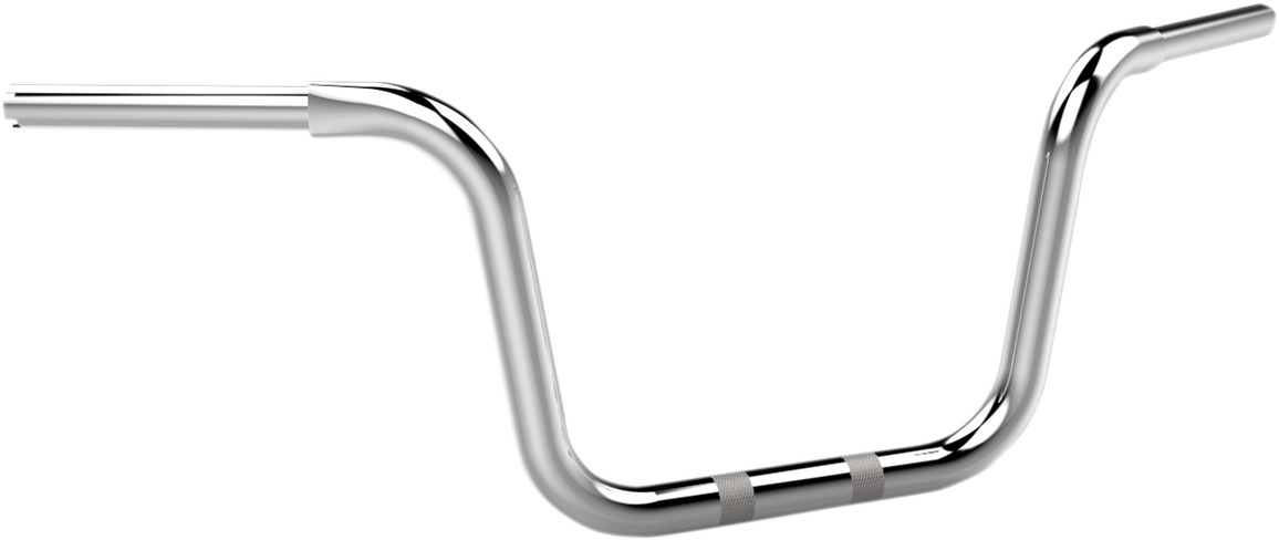 1-1/4" Fat Center Bobber Ape Handlebar - 10" - Chrome