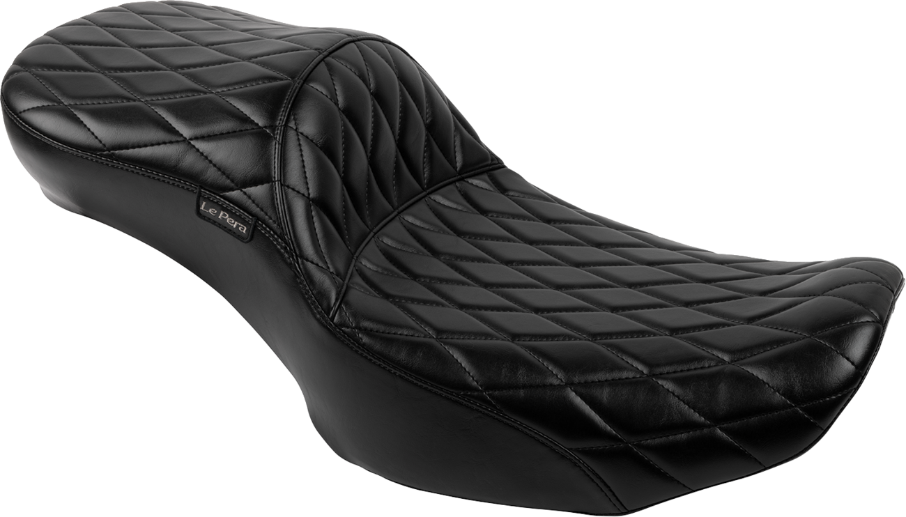 Maverick Daddy Long Legs Seat - Without Backrest - Diamond Stitched - FLH/FLT '23-'25
