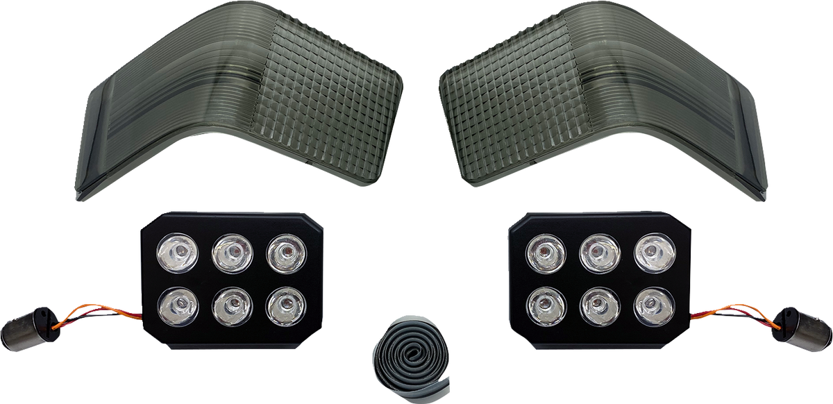 LED Tour-Pak Run/Brake Lights With Lenses