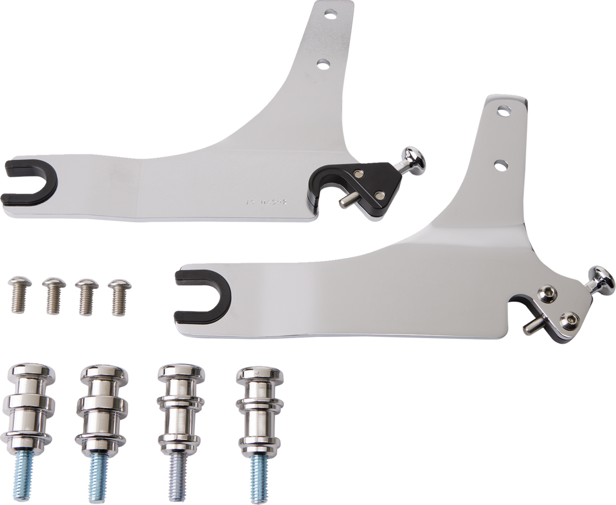 Backrest Kit - 11" - Chrome - FLSB