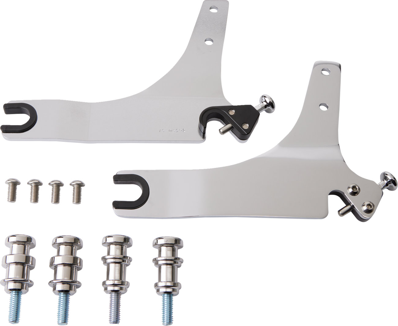 Backrest Kit - 11" - Chrome - FLSB