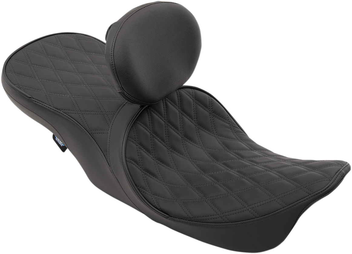Low Forward Touring Seat - Double Diamond - FLHR/FLHX '97-'07