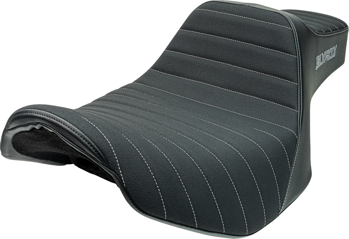 High Noon Seat - Vinyl - Classic Stitch - Gray Logo - FLH/FLT '23-'24