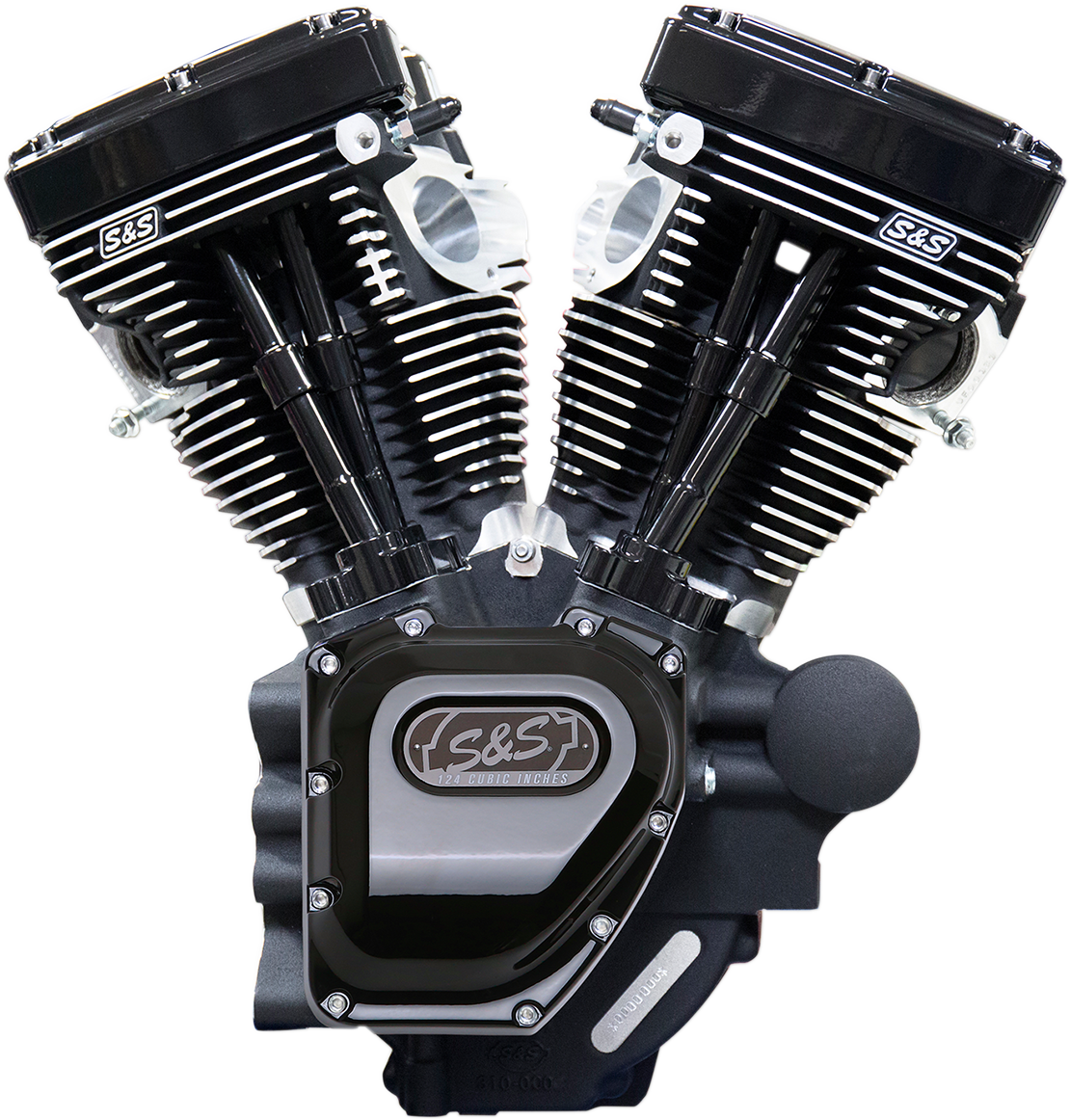 T124 Long Block Engine - Black - Touring