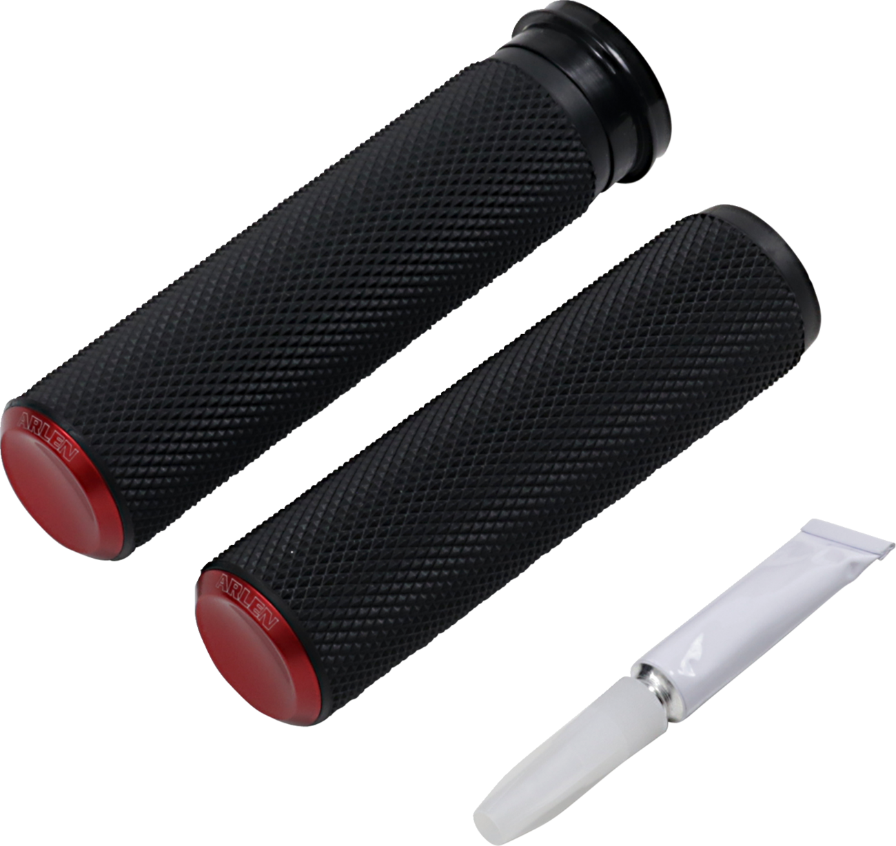 Knurled Grips - TBW - Red