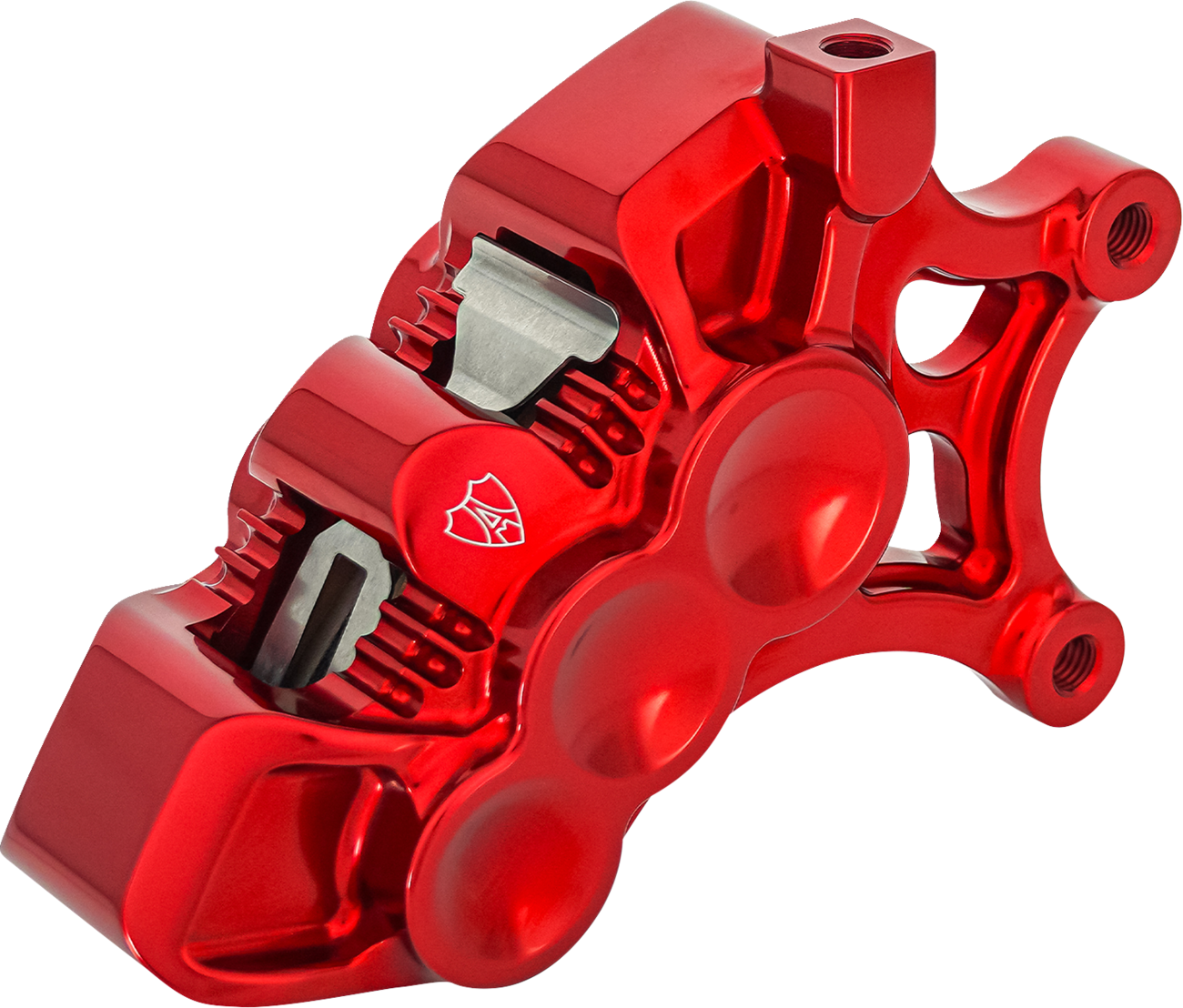 Monoblock Axial Brake Caliper - 14" - Right - Red