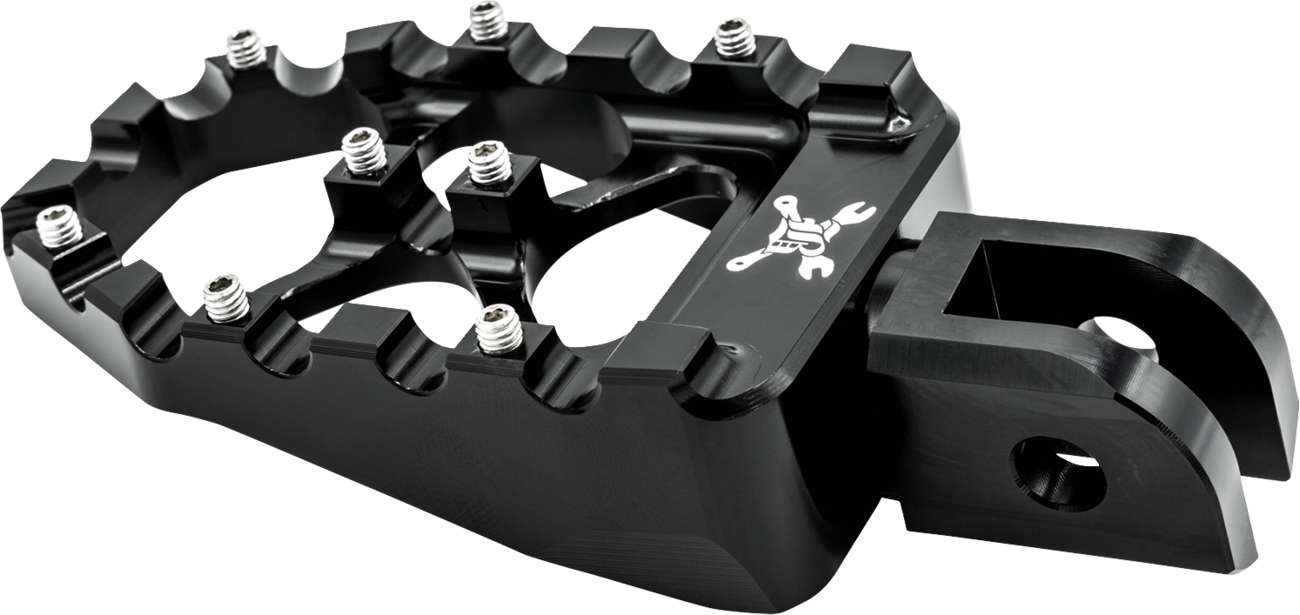 MX Evolution Driver Pegs - Black - Softail