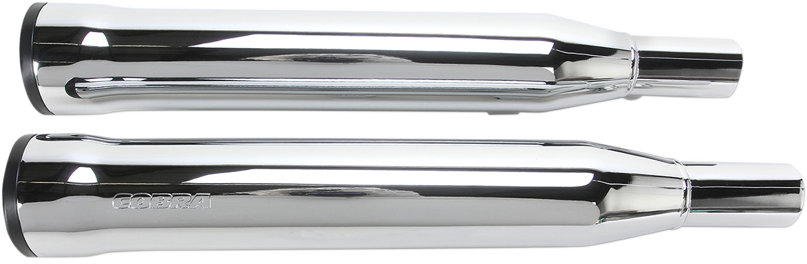 Slip-On Mufflers With Race-Pro Tips - 3" - Chrome - '04-'13 XL