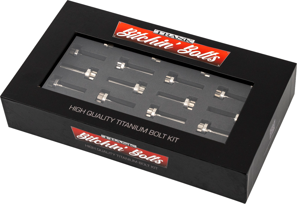 Bitchin' Bolts Hardware Kit - Titanium - M8 - Rocker Box