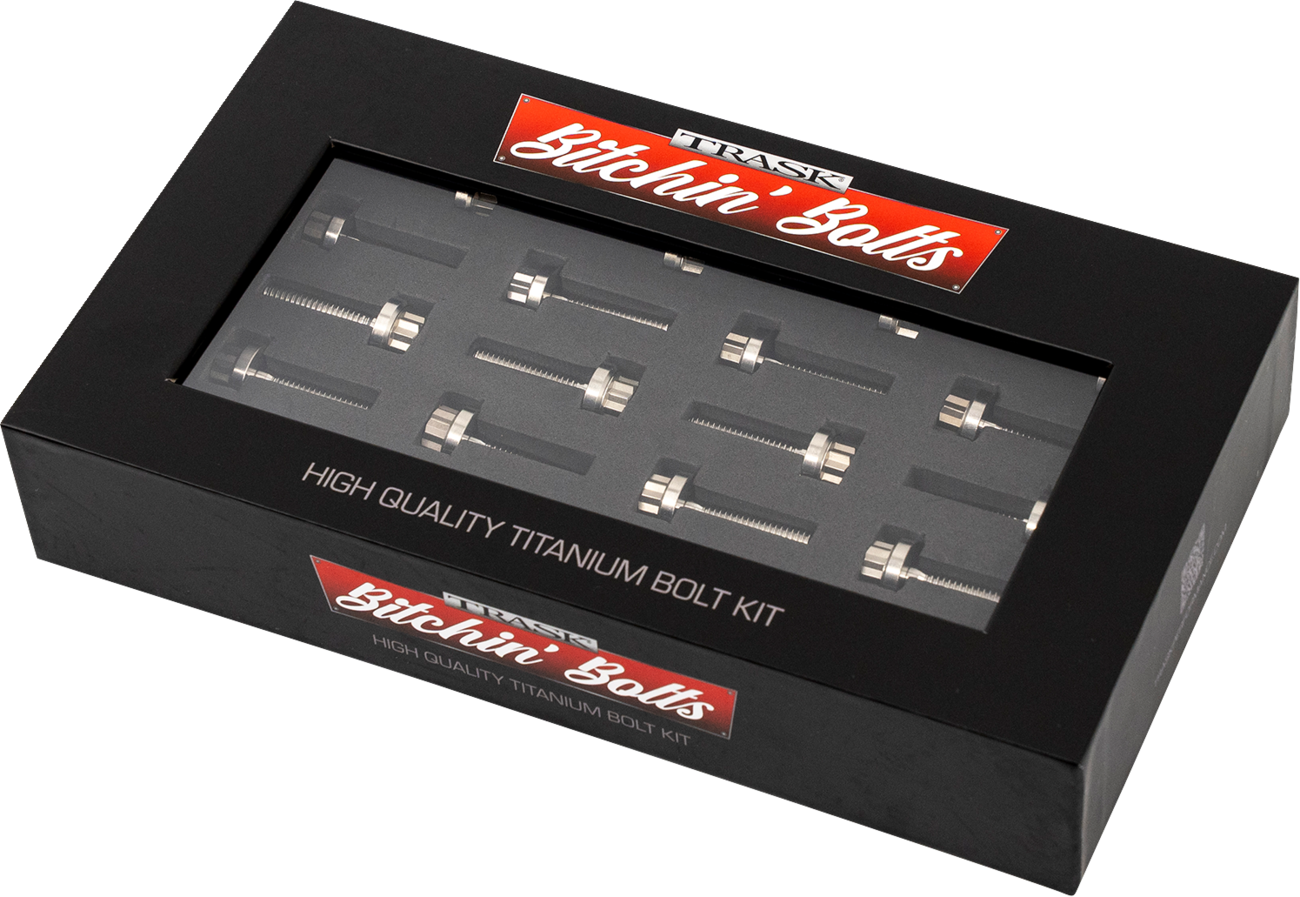 Bitchin' Bolts Hardware Kit - Titanium - M8 - Rocker Box