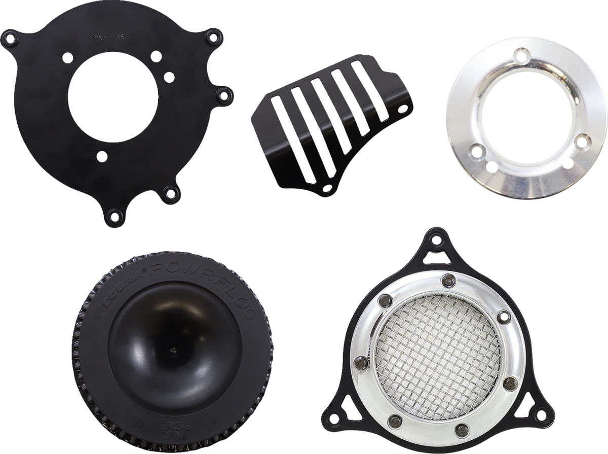 RPT Air Intake Kit - Chrome/Black - Softail