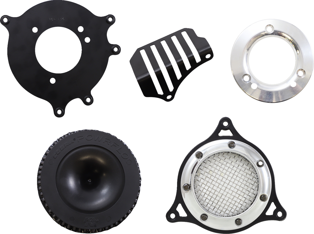 RPT Air Intake Kit - Chrome/Black - Softail
