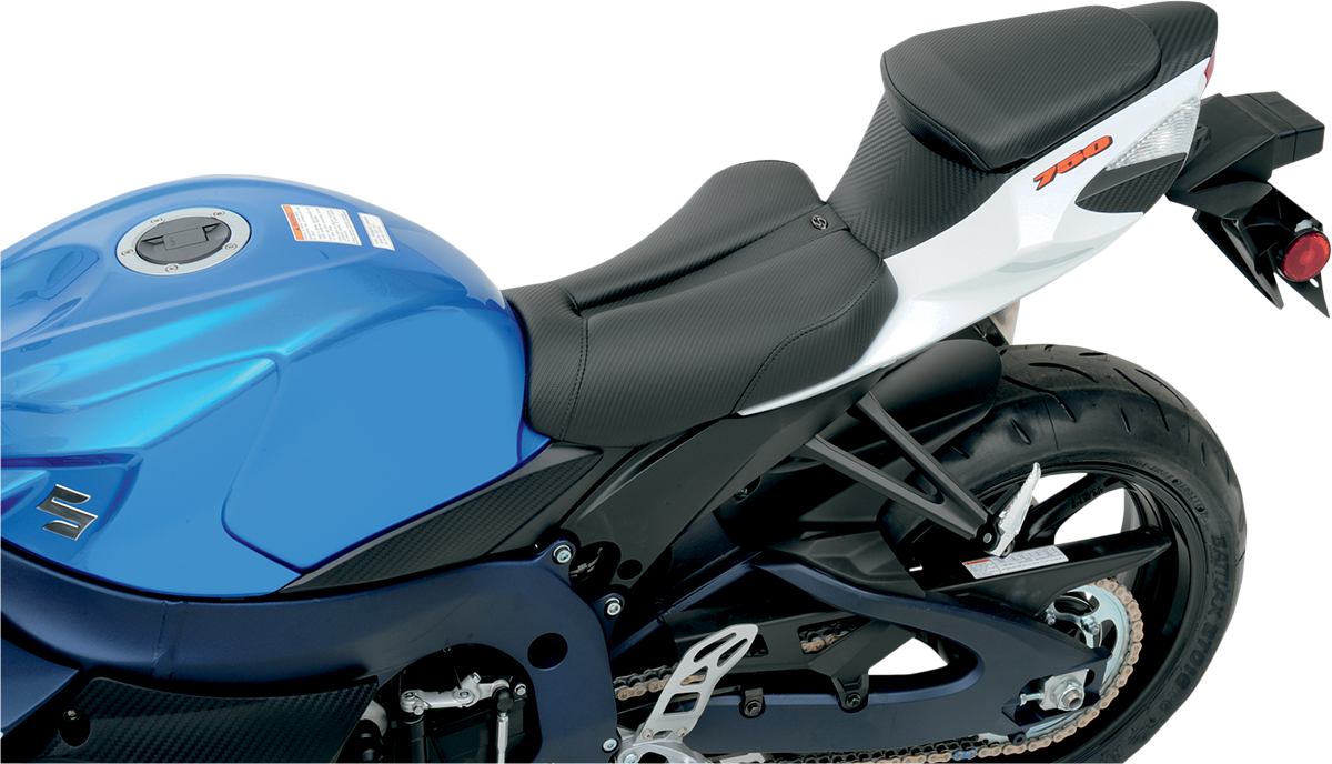 Gel Channel™ Track Carbon Fiber Sport Seat - Black - GSXR 600/750