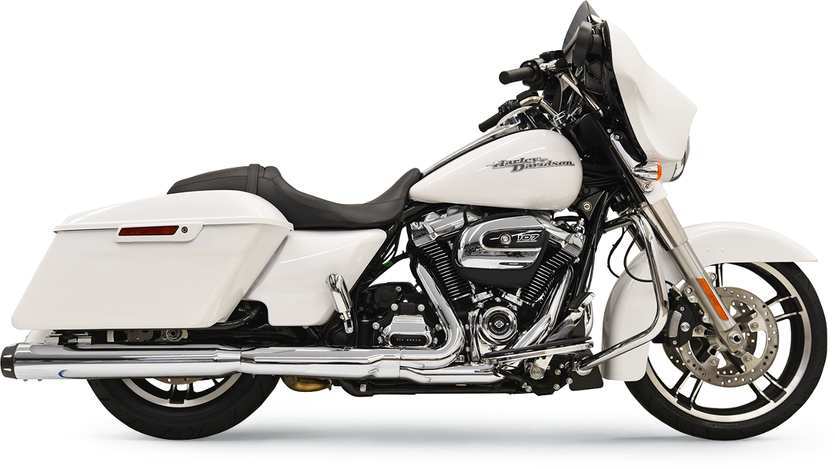 4" Quick Change Series Slip-On Mufflers - Chrome
