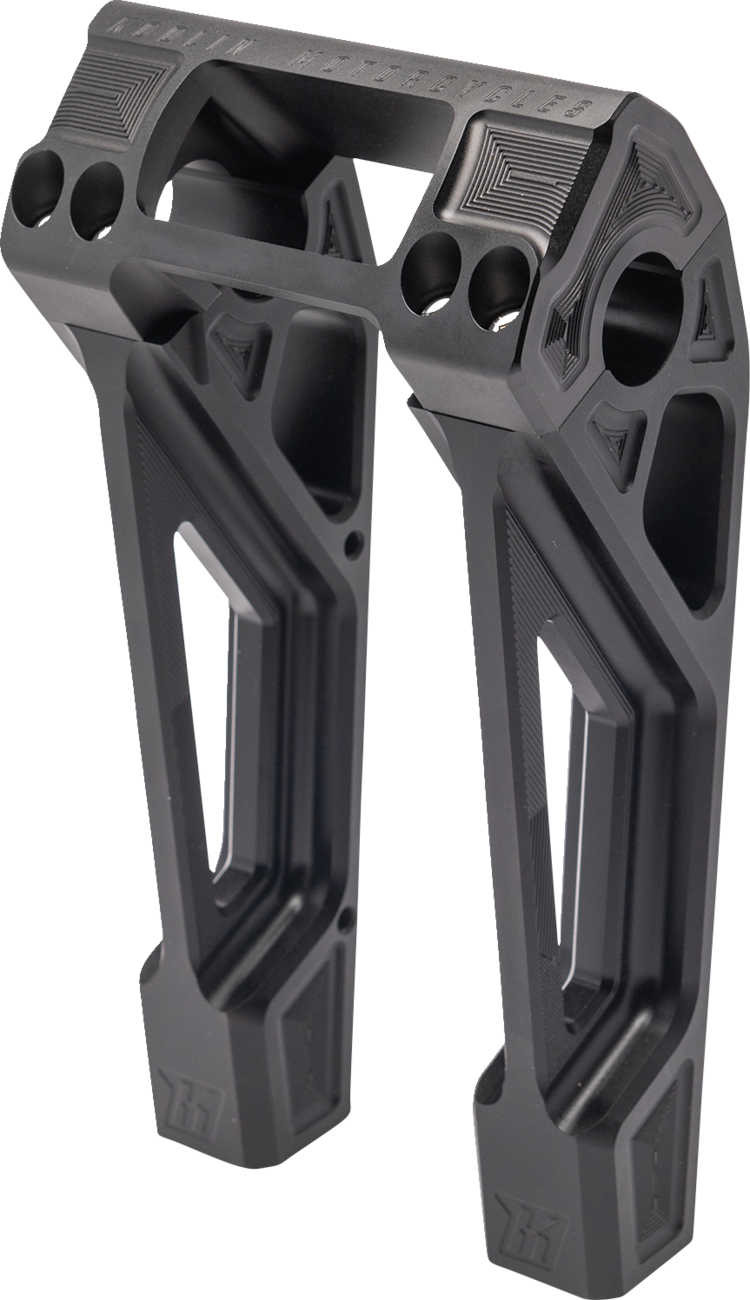 Fastback Risers - 8" - Black