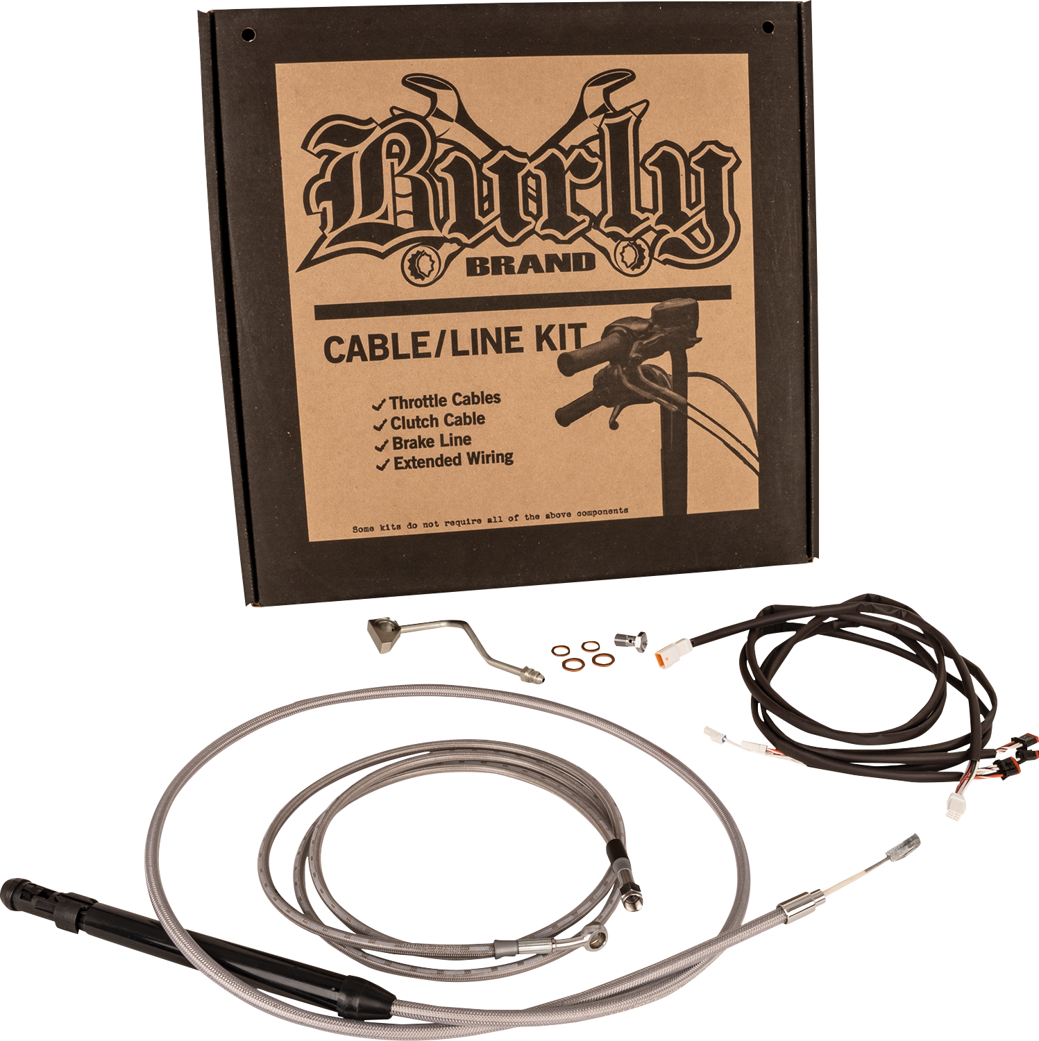 Touring Model Control Kit - Gorilla Ape Hanger - 16" - Stainless Steel