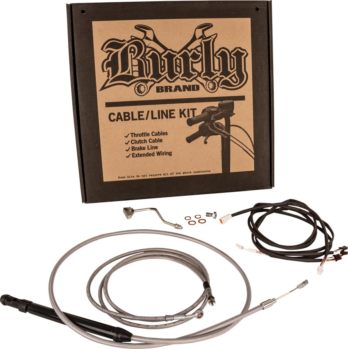 Touring Model Control Kit - Gorilla Ape Hanger - 16" - Stainless Steel
